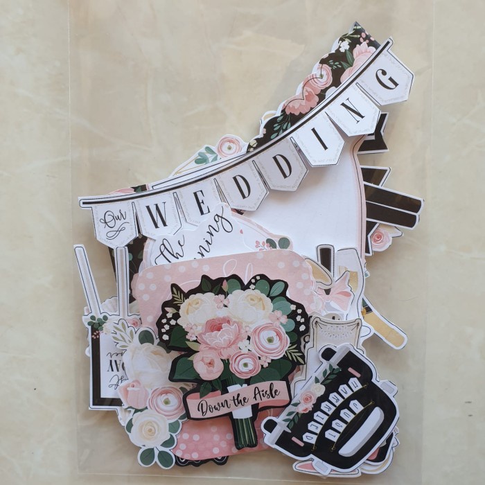 

Diecut Scrapbook "The Wedding