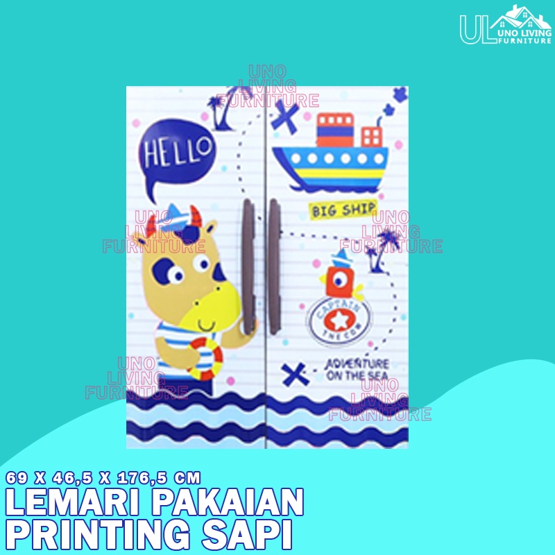 LEMARI PAKAIAN PLASTIK LEMARI PINTU RAK SERBAGUNA LS2PS TABITHA ORIGINAL