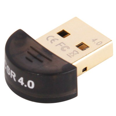 Golden Plated USB Bluetooth Receiver V4.0 Chipset CSR8510 - OMUA3BBK Black