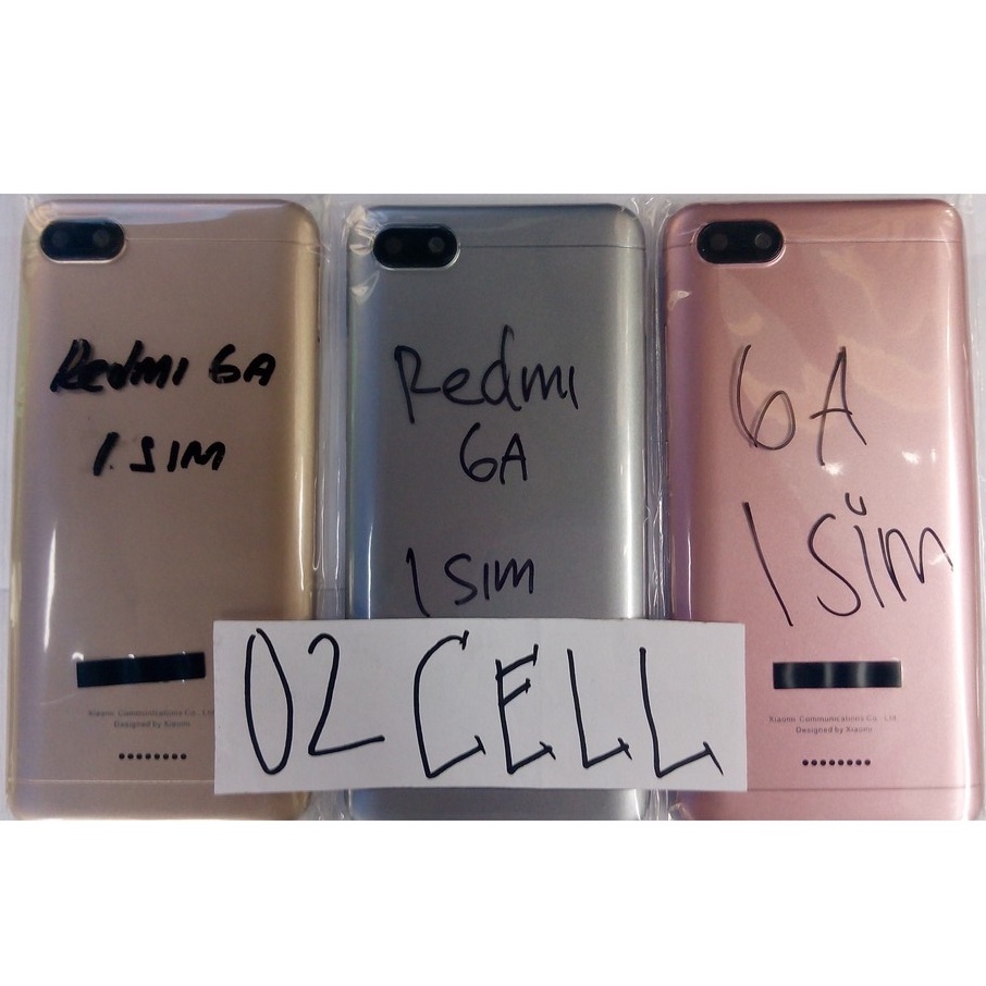 BACKDOOR / TUTUP BATERAI HANDPHONE for REDMI 6A SINGLE SIM