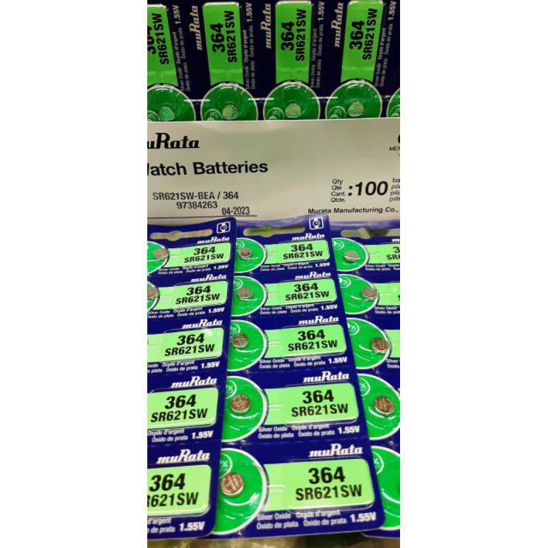 baterai jam tangan murata 364SR621SW murata 364sr621sw baterai jam murata original