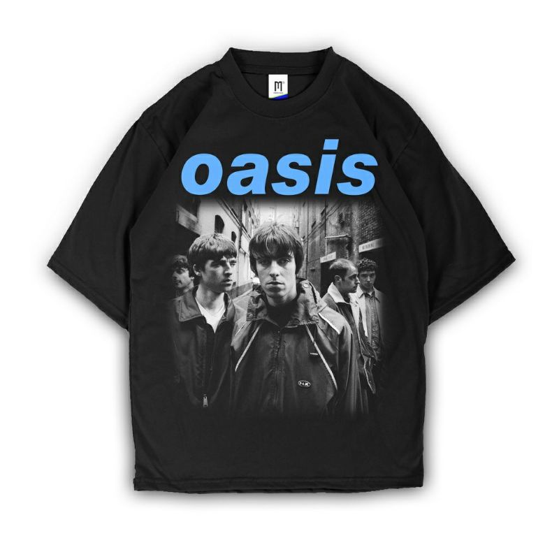 KAOS MUSIK OASIS KAOS BAND OASIS  KAOS OVERSIZE PRIA KAOS KEREN