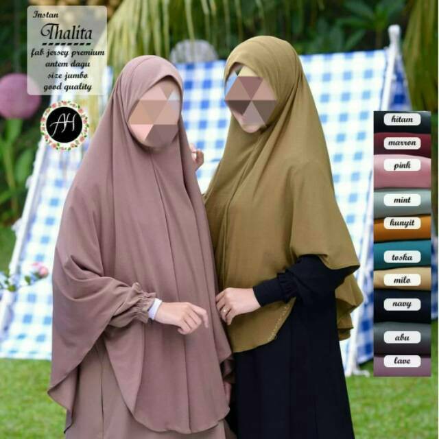 Khimar malaysia hijab dagu