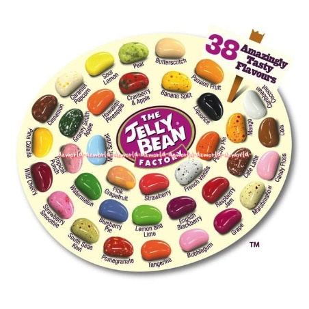 The Jelly Bean Factory 36 Gourment Flavour 50gr Permen Aneka Rasa Jeli Jely Bean Candy cendi Candy