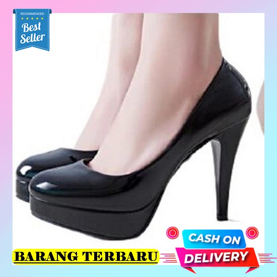 High Heels Sendal Pesta Wanita Brukat Hak Tahu 7Cm R 07 Clarisse Pantofel High Heels Wanita Pesta Mo