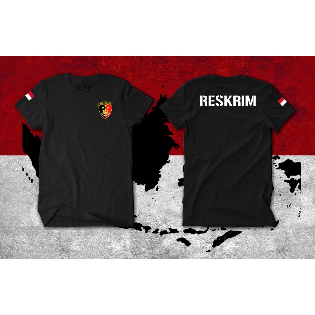 KAOS RESKRIM POLRI LENGAN PENDEK - CURRENT ATRIBUT