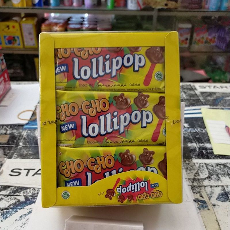 

DOLPHIN cho cho lollipop cokelat 10g x 24pcs