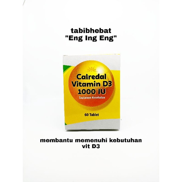 Calredal Vitamin D3 1000iu isi 60