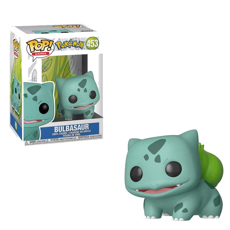 1pc Mainan Action Figure FUNKO POP Anime Pokemon Bulbasaur Charmander Pikachu Bahan PVC Untuk Hadiah