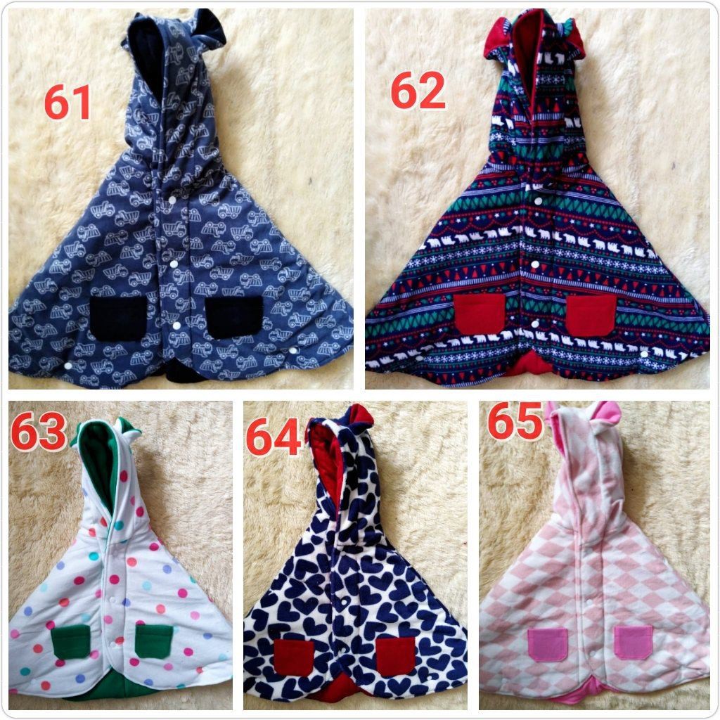 Babycape Selimut Jaket Bayi Multifungsi Baby Cape Mantel Motif Seri 39 sd 81