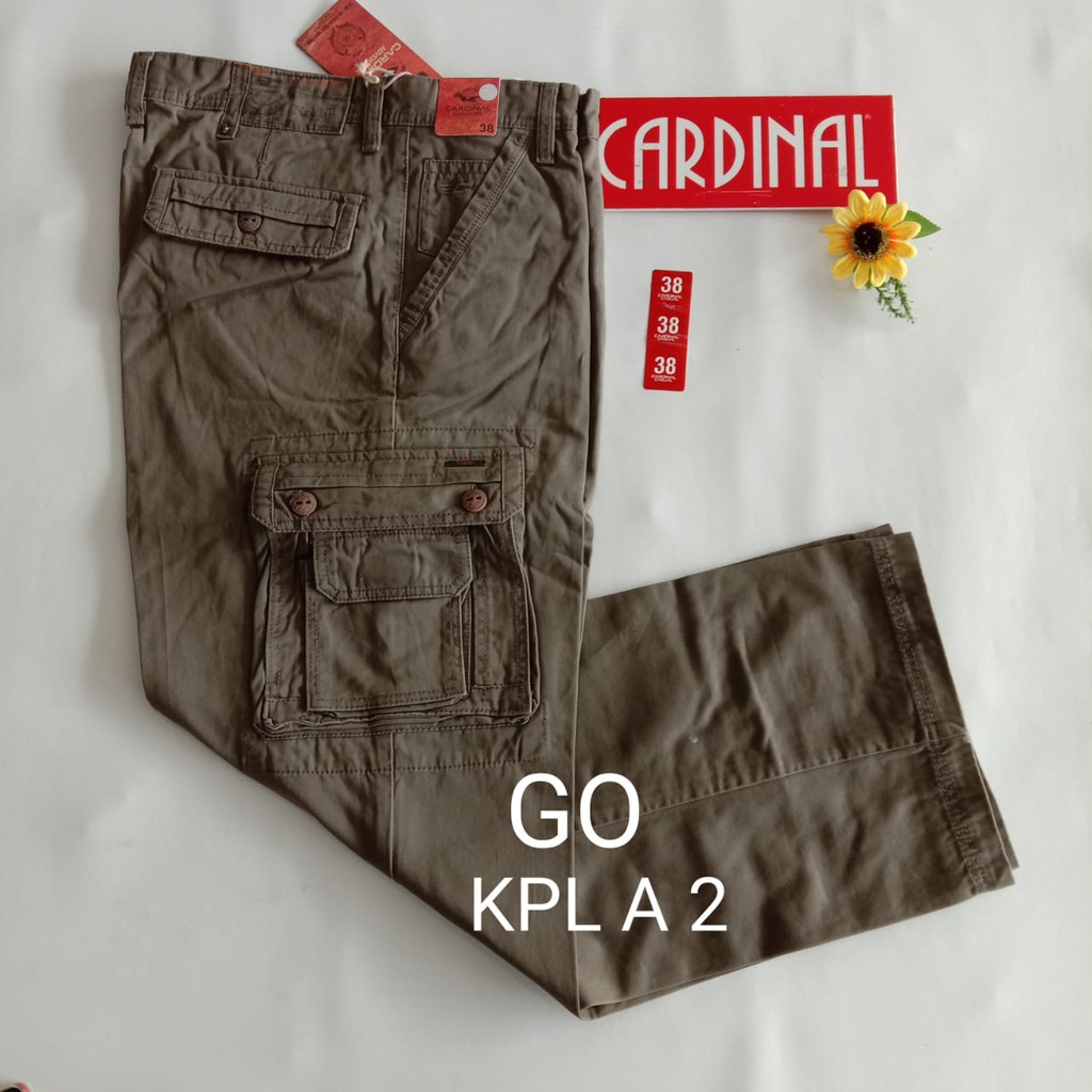 gof 38-KPL CELANA KEMPOL PANJANG Pria Celana Cargo Panjang Cowok Dewasa