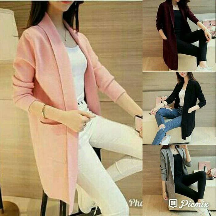 J630T Vika Cardy / Cardigan Wanita / Outer Wanita / Outer Wanita Lengan Panjang / Outer Wanita Mus