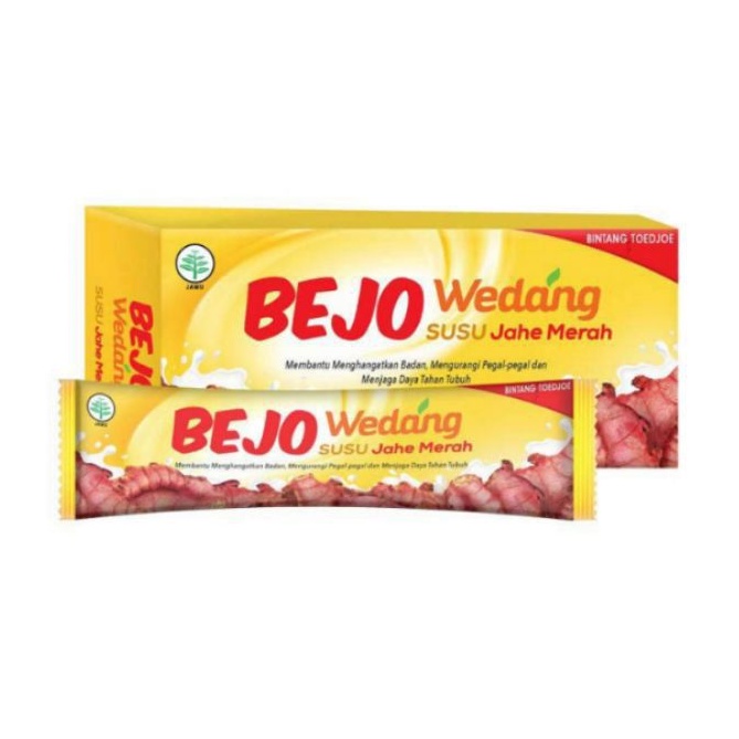 

Bejo Wedang Susu Jahe Merah sachet Box isi 5