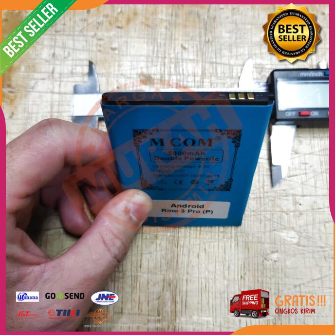 Acc Hp Rino 3 Pro Kuningan Pinggir Baterai