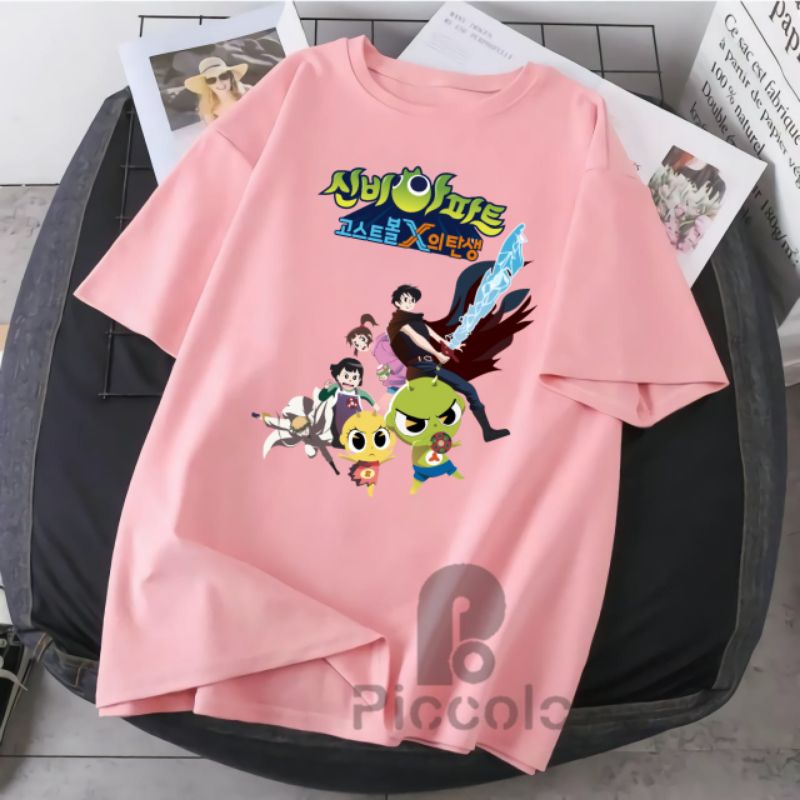 KAOS ANAK SHINBI HOUSE THE HAUNTED HOUSE GAMBAR  JERNIH /BAHAN PREMIUM /kaos anak (free nama)