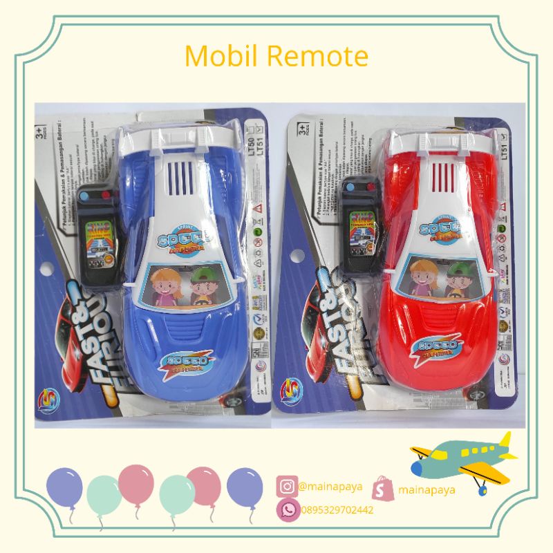 Mobil Balap Remote Control | Mobilan Motor Balap Set | Mainan Motor Balap