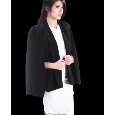 ♥ MyYoora Cape Blazer Outer Wanita JK402 ➣