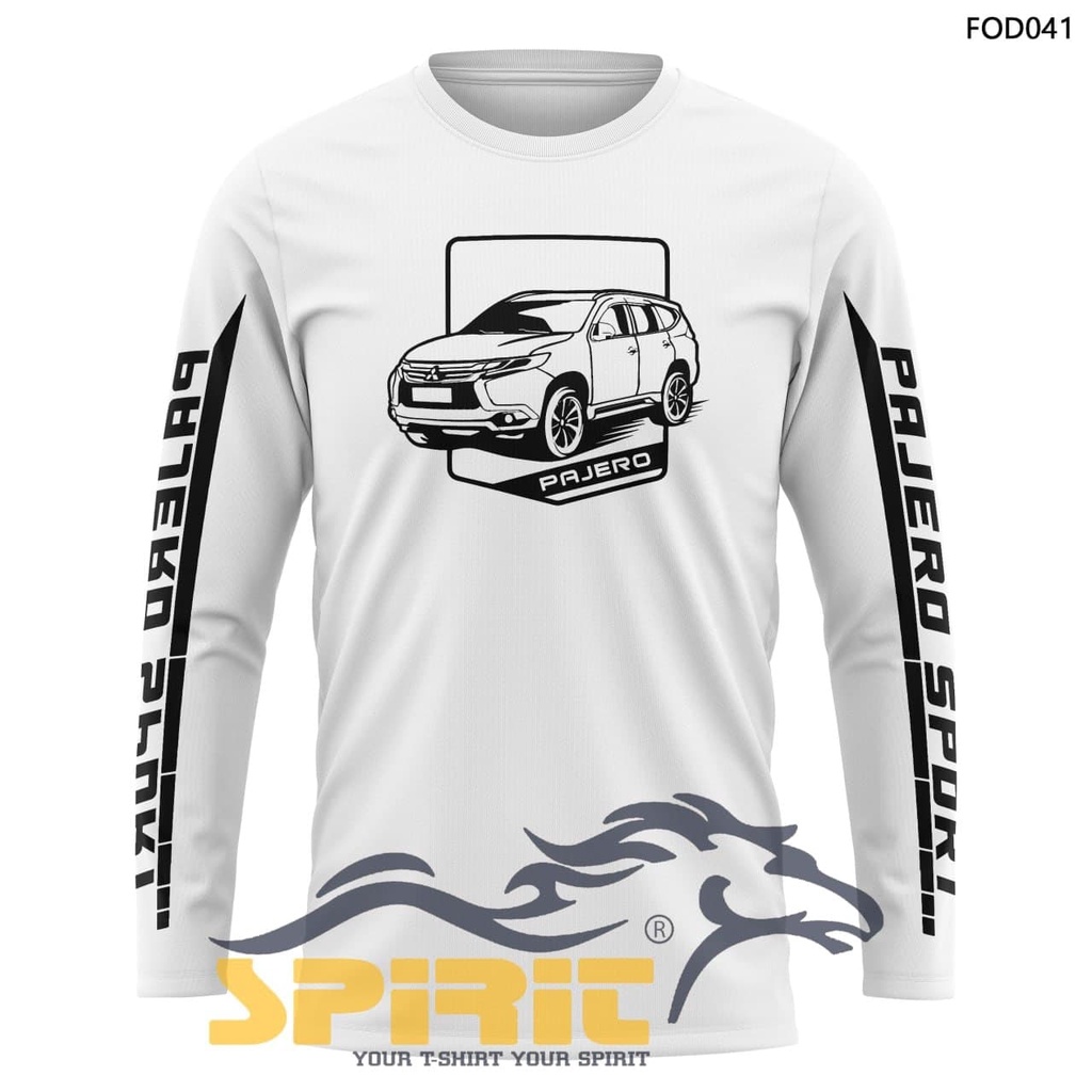 Premium clothing tshirt / kaos lengan panjang Special marchendise Pajero sport