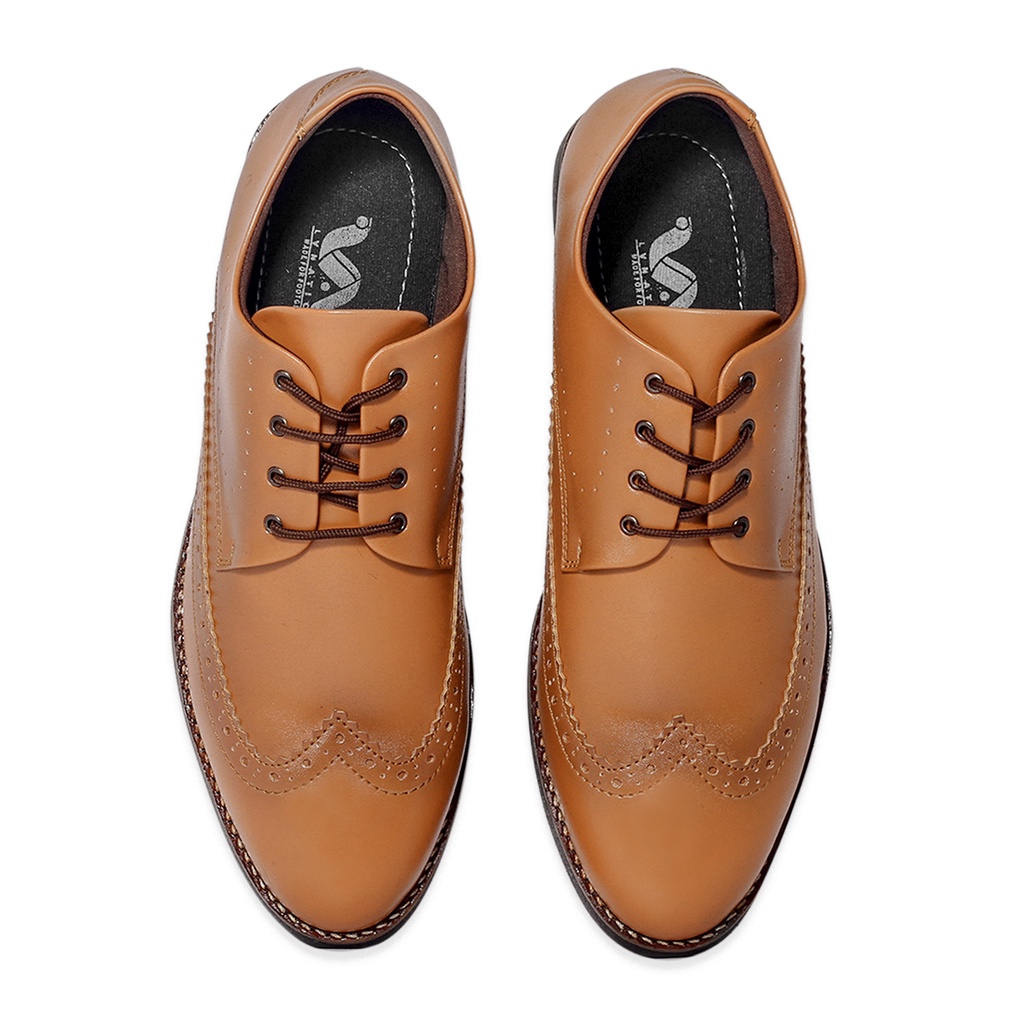 LEGACY BROWN |ManNeedMe x Lvnatica| Sepatu Pantofel Pria Formal / Kantor Derby Shoes ORIGNAL