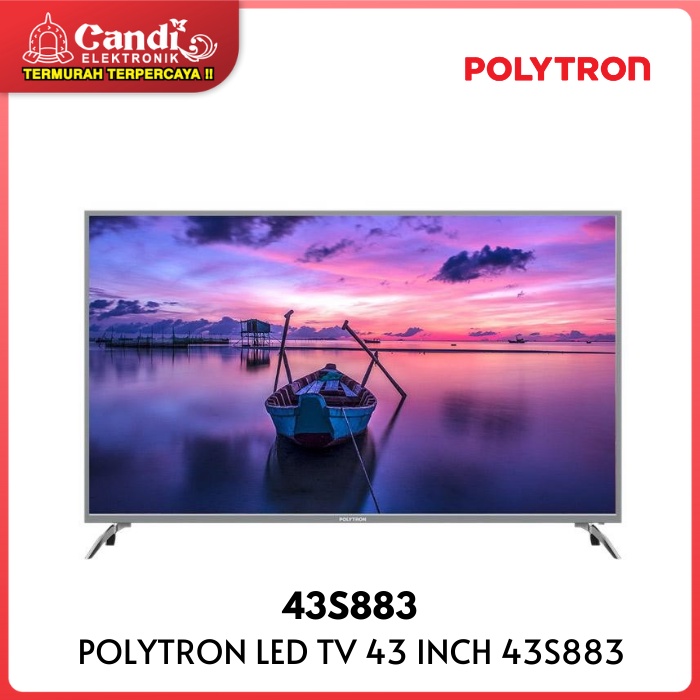 POLYTRON LED TV 43 Inch 43S883 /Digital tv pld 43S883 / PLD43S88