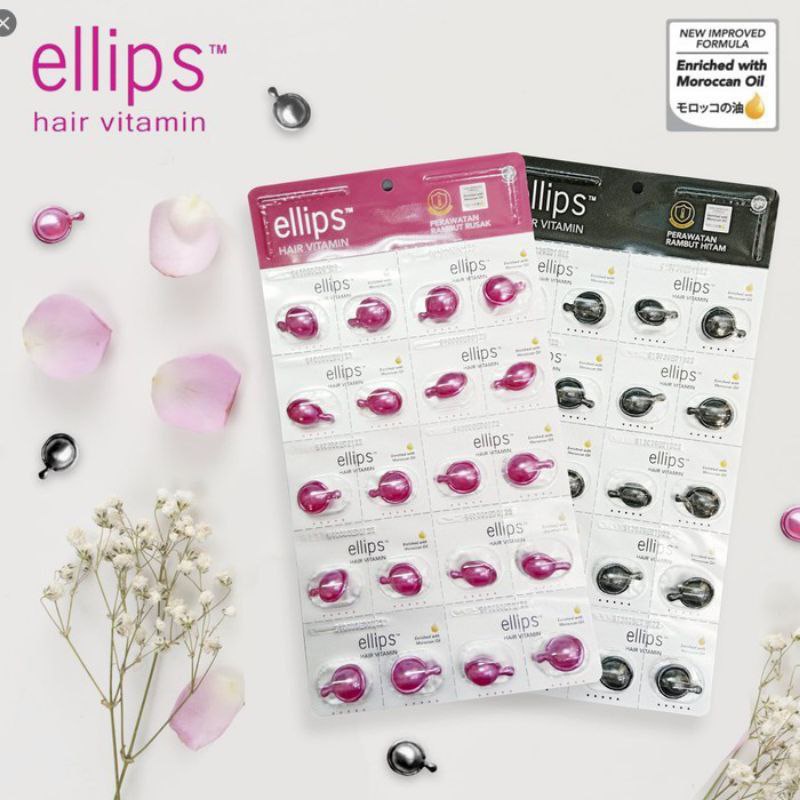 [TM5] ELLIPS VITAMIN RAMBUT ELLIPS HARGA PER RENTENG ISI 20 BIJI