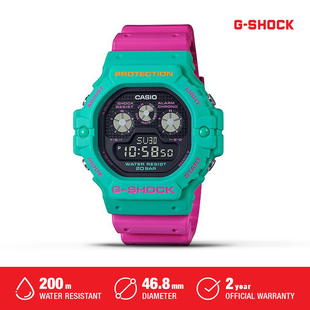 Casio G-Shock Jam tangan Pria DW-5900DN-3DR Waterproof