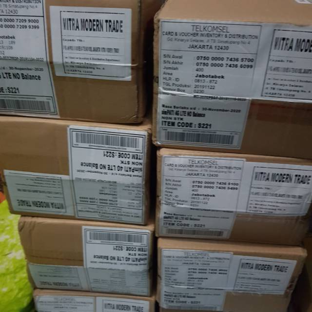 Kartu perdana telkomsel simpati red 4g lte 0k segel exp  2022 murah meriah acak belakang-2