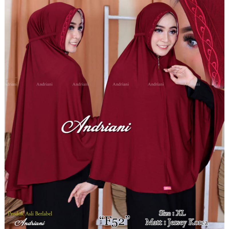 new hijab Andriani bordir kode f52