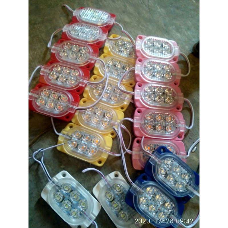 LED mata 6 kedip otomatis 10 pcs tanpa modul lagi