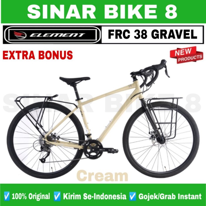 Sepeda Gravel ELEMENT FRC 38 Alloy 18 Speed Shimano