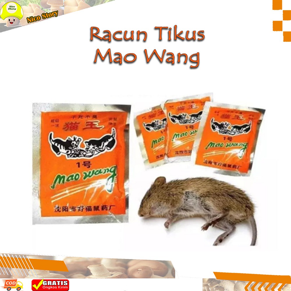 (NCS) RACUN TIKUS MAO WANG pembunuh pembasmi tikus ampuh mati ditempat