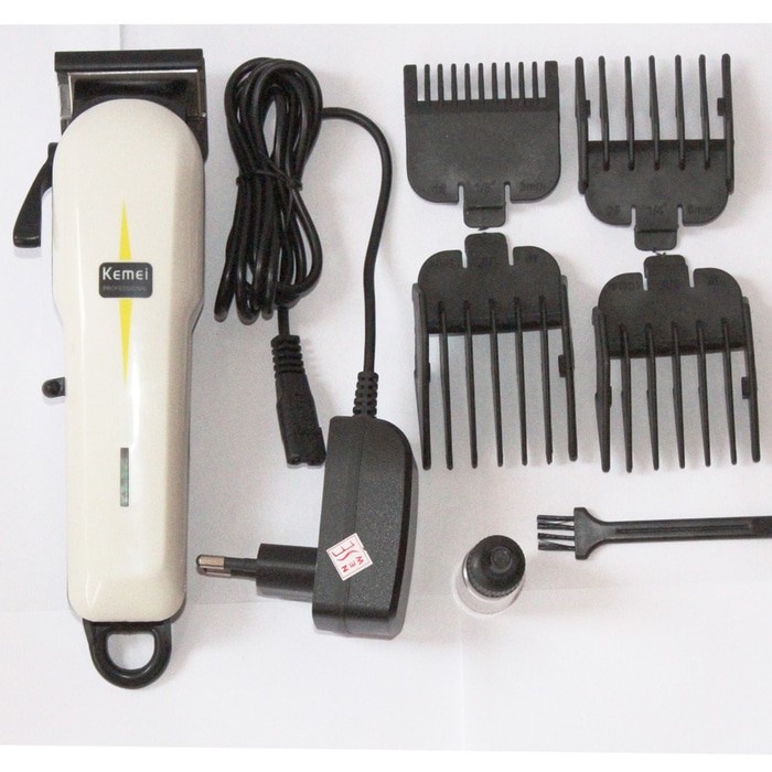 Hair Clipper Kemei KM-809B Mesin Cukur Rambut Elektrik Charger