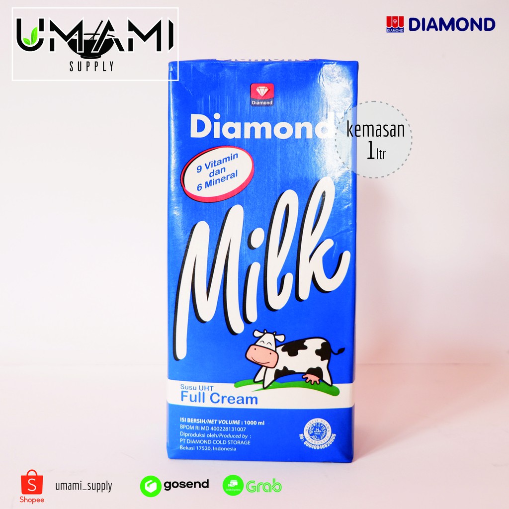 Jual Diamond Susu Uht Full Cream 1ltr Shopee Indonesia 9233