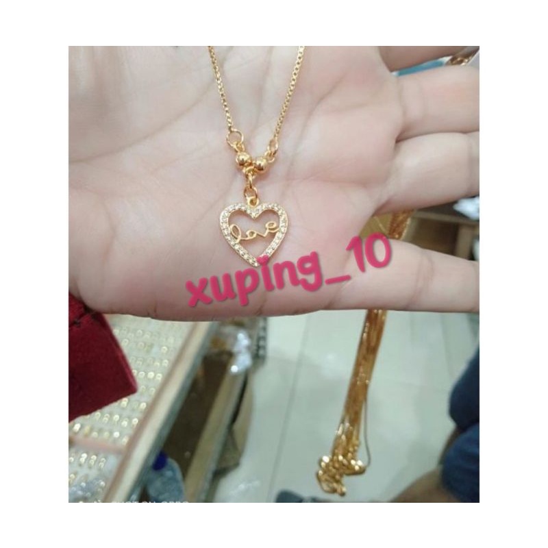 Perhiasan Xuping Kalung Love Elegan