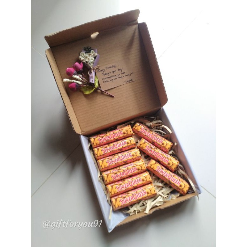 

BESTPROMO Snack box (coklat edition)/hampers box/hampers snack/hadiah wisuda/hadiah ulang tahun