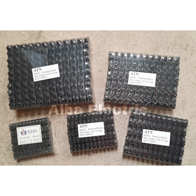 TERMINAL BLOCK 25mm 60A / TERMINAL BLOK 4mm - 25mm