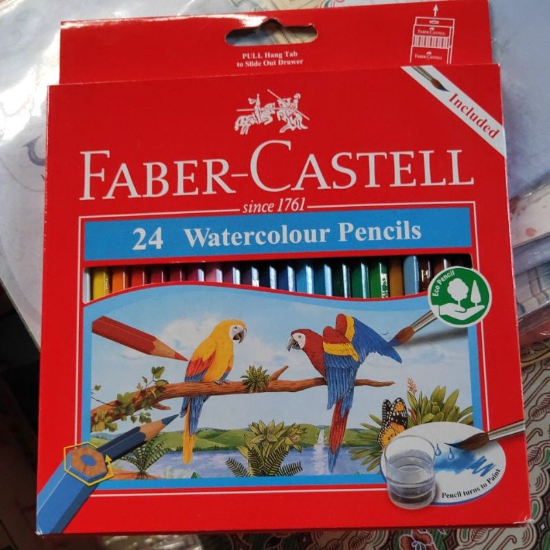 

pensil warna faber Castell watercolour isi 24
