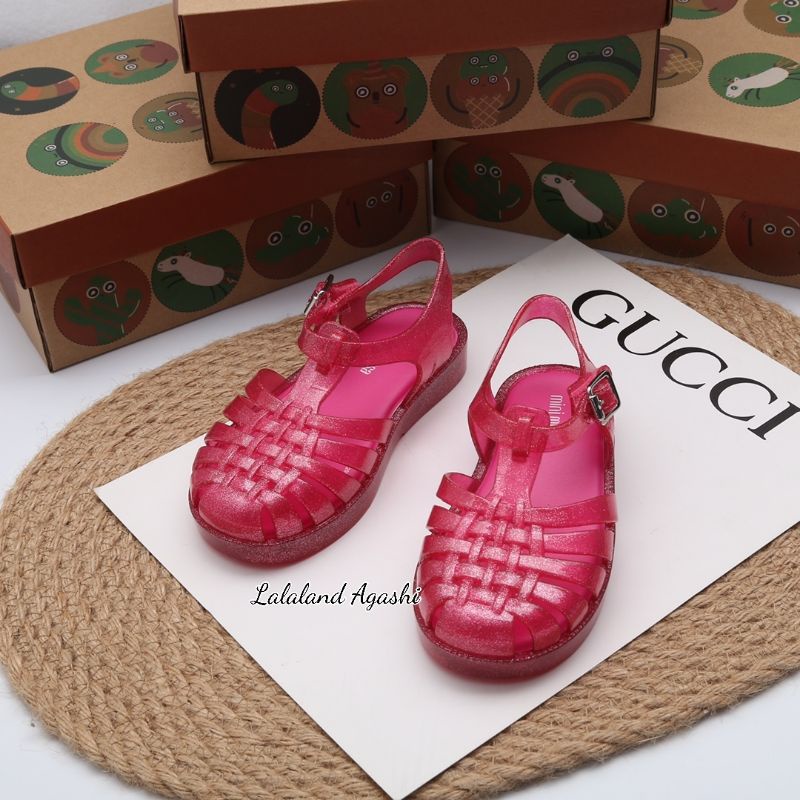 Sepatu minimelissa possesion Fuschia/sepatu minimelissa/sepatu jelly anak/sepatu Melissa anak