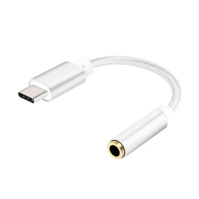 Adapter USB Type C to 3.5mm Jack Earphone Cable Audio
