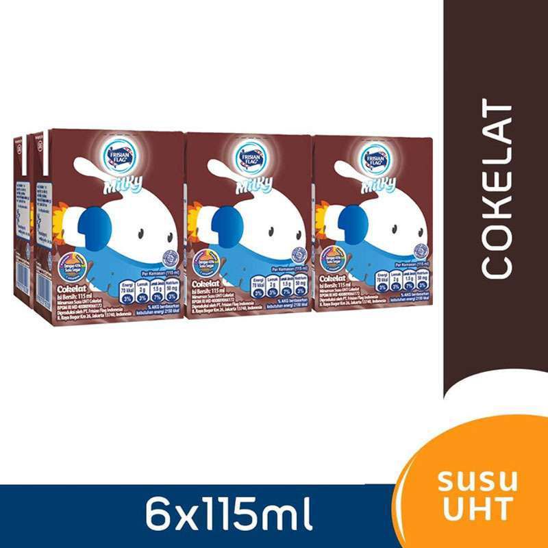 

Frisian Flag UHT Milky 6x115 ml