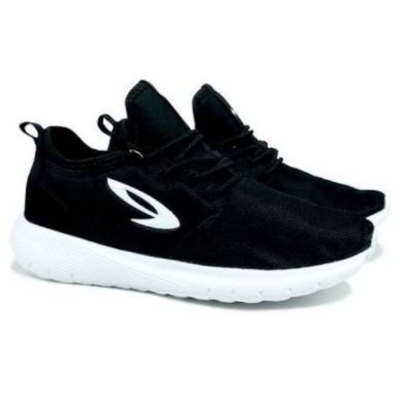 910 Nineten Sepatu Running Kurenai Hitam/Putih