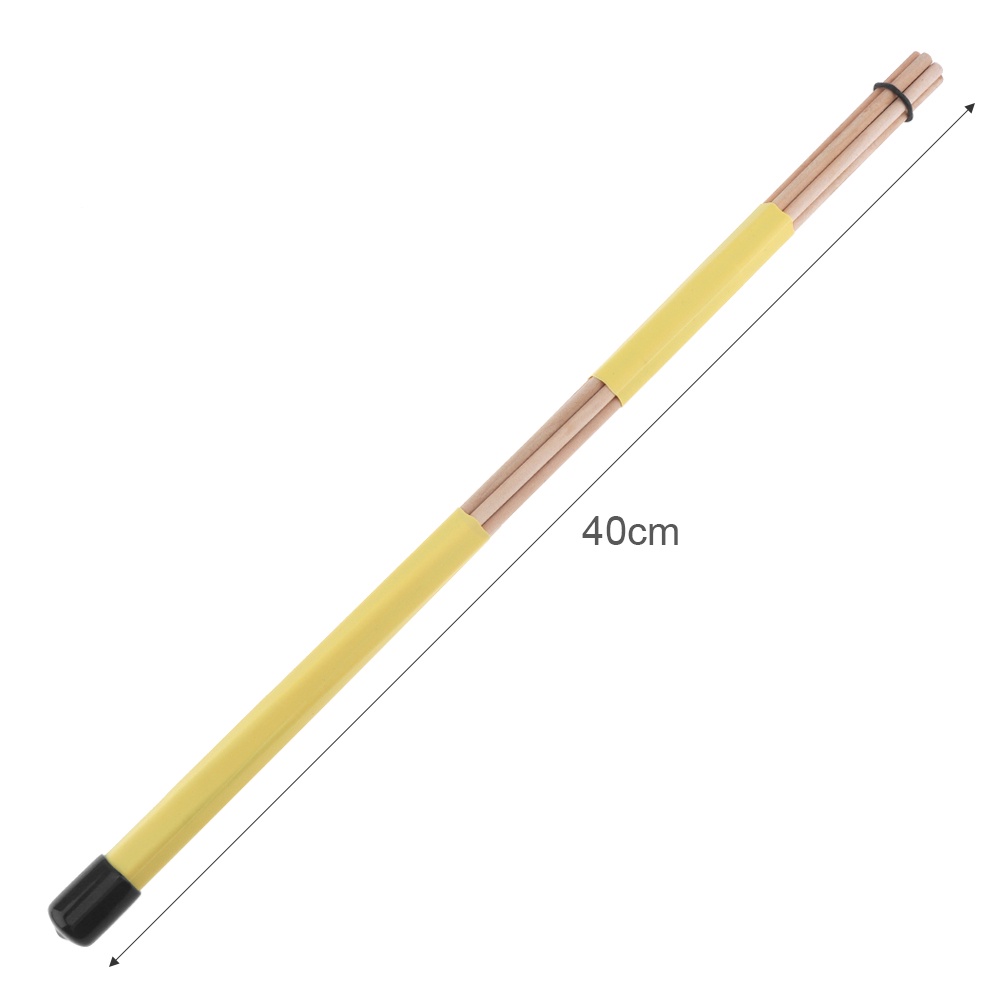 1 Pasang Stik Drum Bambu Dua Warna Ukuran 40cm / 15.7 Inch