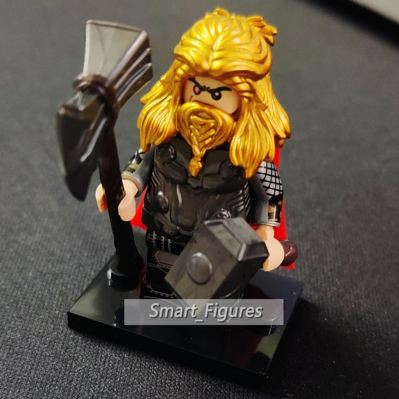 Mainan Mini Figures Model Iron Man Thanos V001-V007 Untuk Hadiah