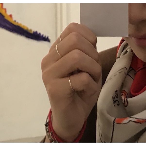 BTS V Taehyung Signature Rings Cincin Set