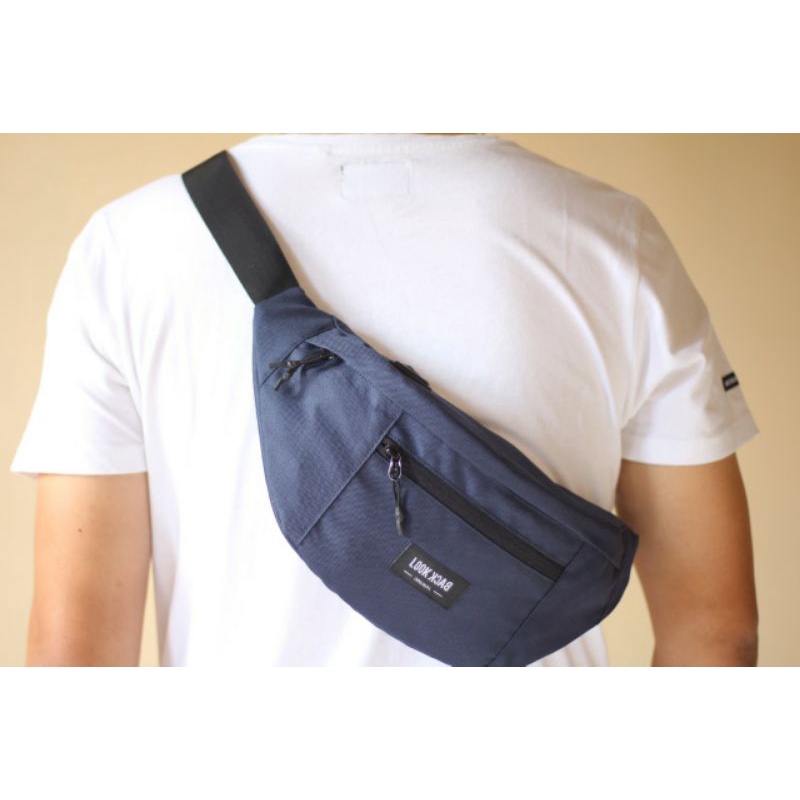 WAISTBAG LOOK BACK ORIGINAL KEREN MURAH BERKWALITAS