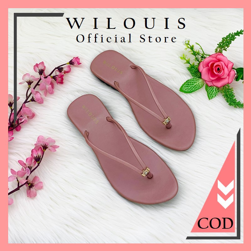 Sandal Japit Wanita Sendal Jepit Cewek & Ibu2 Model Terbaru Kekinian WILOUIS WL887