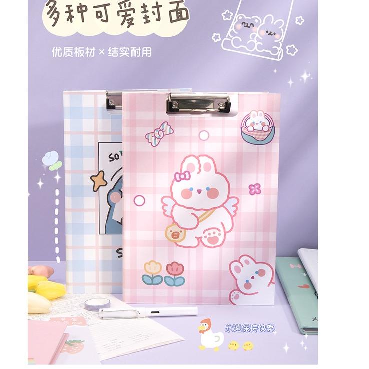 (PALING DIMINATI) PAPAN UJIAN KARAKTER DENGAN COVER / PAPAN JALAN / CLIPBOARD / CLIPBOARD WITH COVER