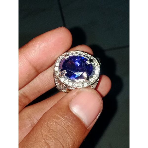 natural kecubung cutting