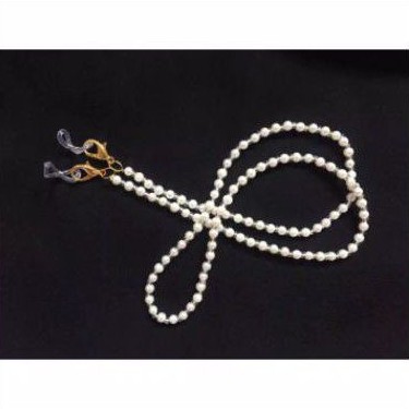 Kalung Strap Masker Mutiara Pearl Mix Pasir Bening / Strap Kacamata