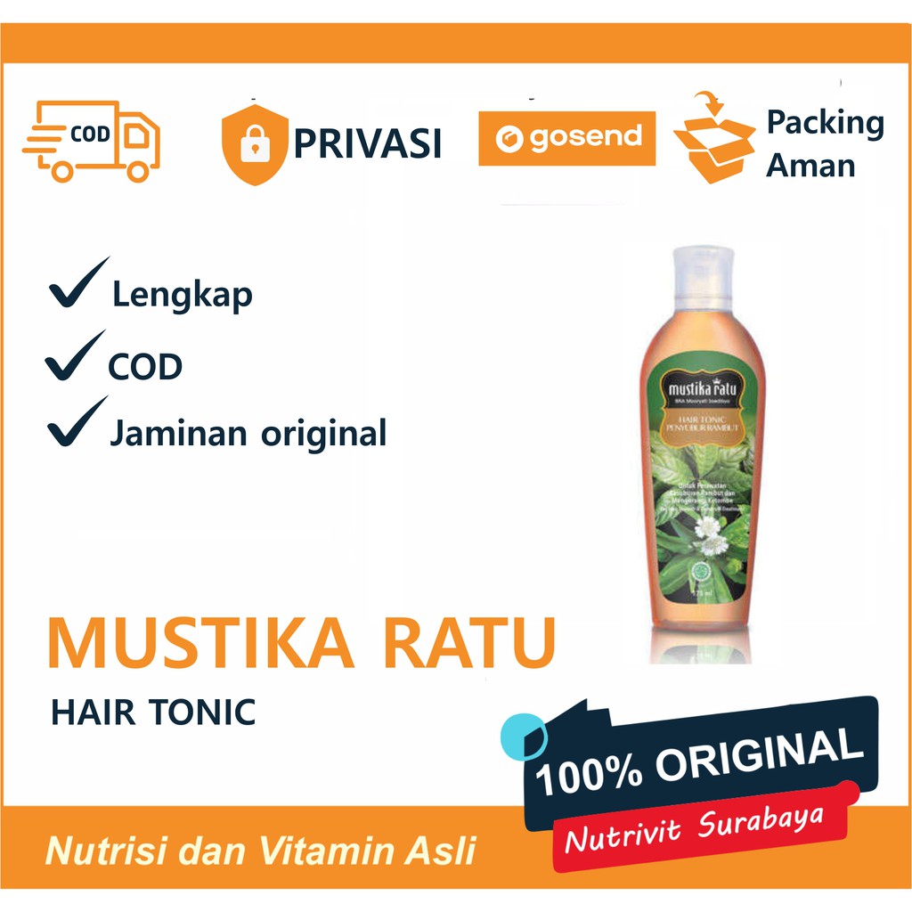 Mustika Ratu Hair Tonic Penyubur Rambut 175 ML